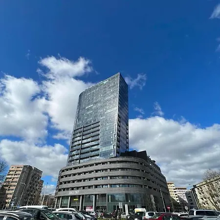 Miodowy W Hanza Tower -sauna&pool 公寓 什切青