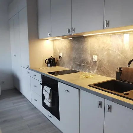 Apartament Miodowy W Hanza Tower -sauna&pool Szczecin